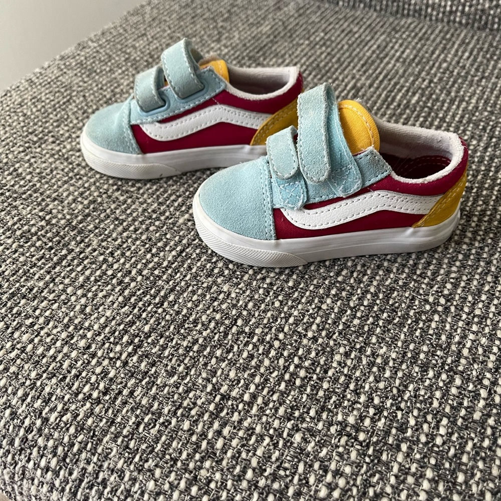 multicolor vans for toddler